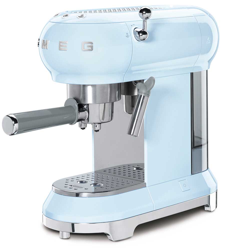 CAFETERA SMEG ECF01PBEU ESPRESSO AZUL