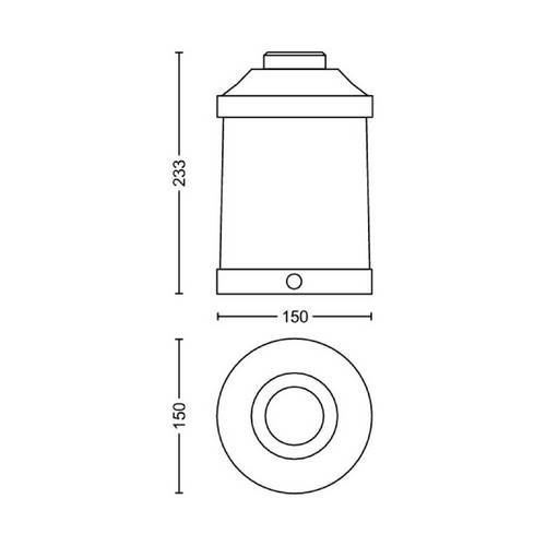 LAMPARA PHILIPS 1736031P0 ABELIA BLANCA 1X3W 3,7