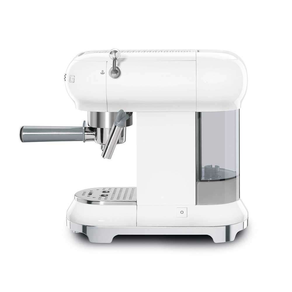 CAFETERA SMEG ECF01WHEU ESPRESSO BLANCO