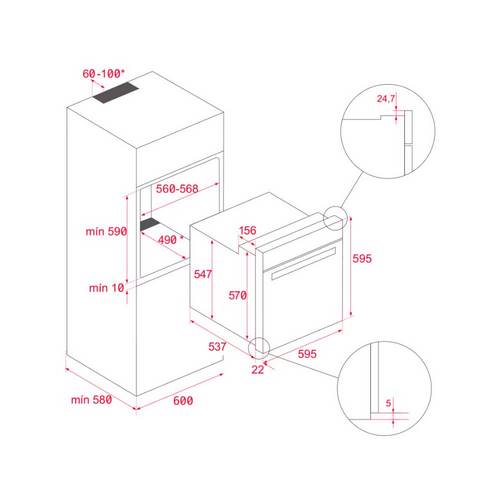 HORNO TEKA HLB840P NEGRO MULTIF MAESTRO 41566015