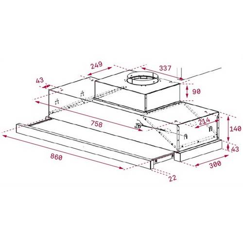 CAMPANA TEKA CNL9815 PLUS INOX TELESCOP 40436860