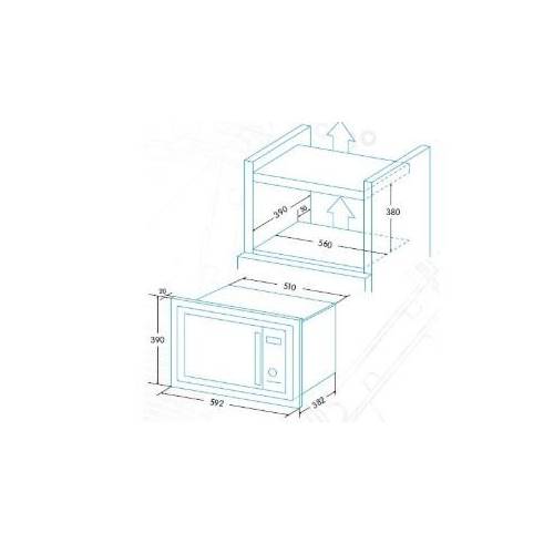 MICROONDAS EDESA EMG231XA 929270345