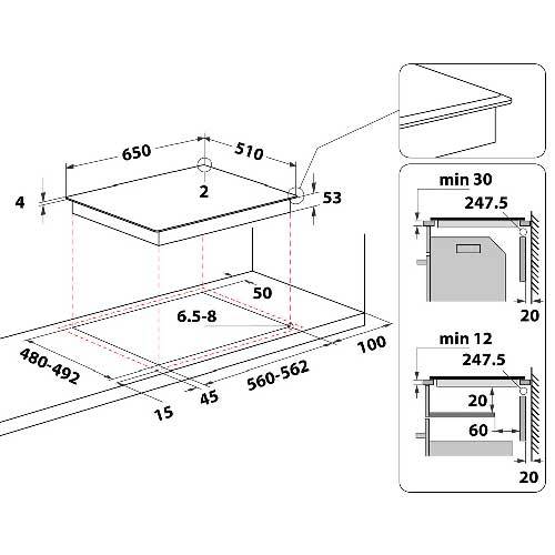 INDUCCION WHIRLPOOL SMO658C/BT/IXL 8 ZNAS COCCI