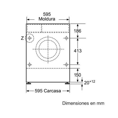 LAVASECADORA BOSCH WKD24362ES 7KG 1200RPM SERIE4