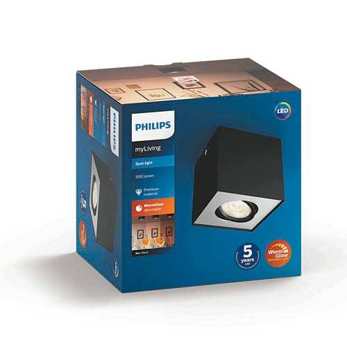 FOCO PHILIPS 5049130P0 BOX NEGRO 1X4,5W