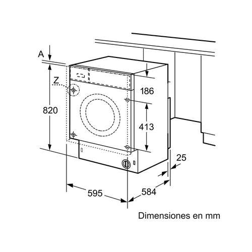 LAVASECADORA BALAY 3TW773B INT 7KG 1200RPM