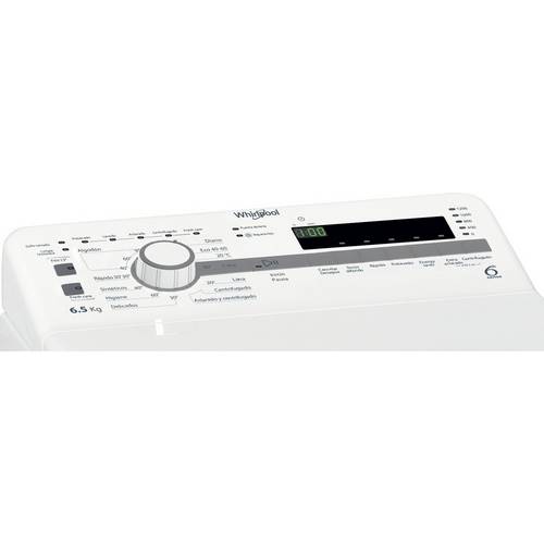 LAVADORA WHIRLPOOL TDLR65230SS C.SUP 6,5KG 1200RPM