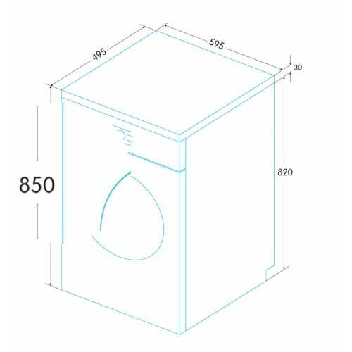 LAVADORA EDESA EWF1470WH C.FR 7KG 1400R 925270503