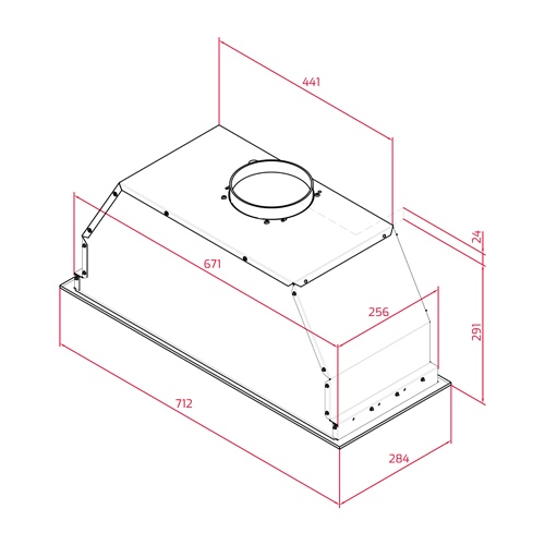 CAMPANA TEKA GFL77650 EOS IX SS INT INOX 113100003