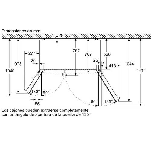 FRIGORIFICO SIEMENS KA93DAIEP AMERICANO INOX 178,7