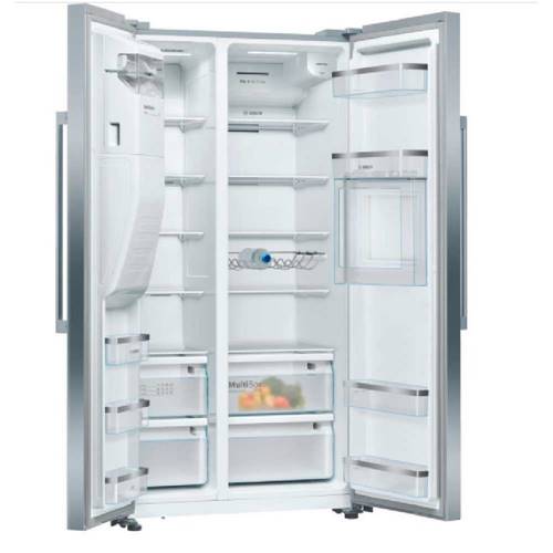 FRIGORIFICO BOSCH KAG93AIEP AMERICANO 1PTA INOX