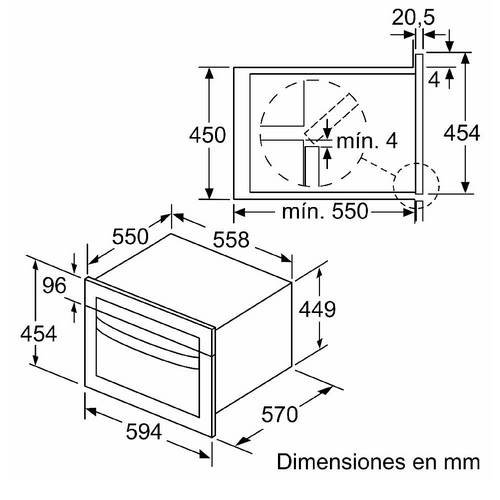 HORNO BALAY 3CW5179B0 MICROONDAS COMPACTO INTEG BL