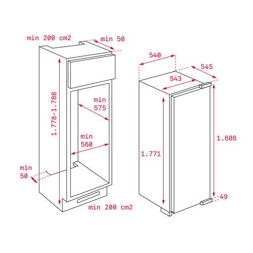 CONGELADOR TEKA BI1D FRZ TGI2200NF 113500002 INT