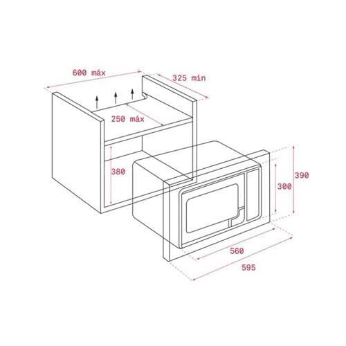 MICROONDAS TEKA ML8200BIS BK NEG 112060001