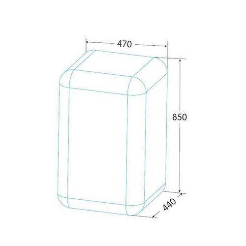 FRIGORIFICO EDESA EFS0911WH TABLETOP 1PTA924271289