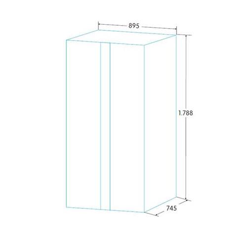 FRIGORIFICO EDESA ESS1831NF EX SBS INOX 924271286