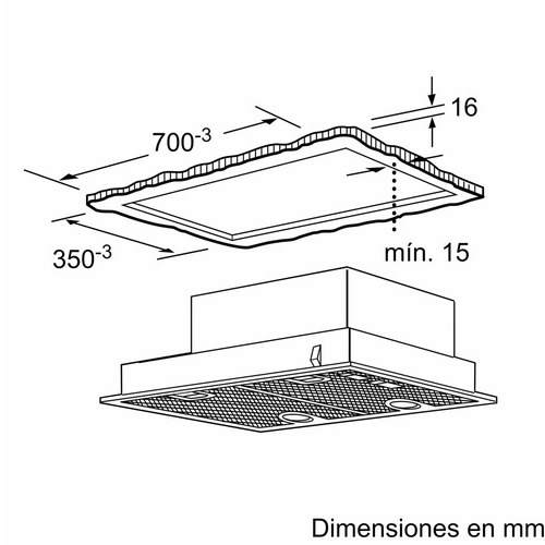 CAMPANA BALAY 3BF276NX GRUPO FILTRANTE