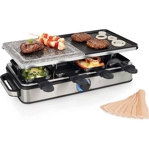 RACLETTE PRINCESS 162635 DELUXE PARA 8 PIEDRA