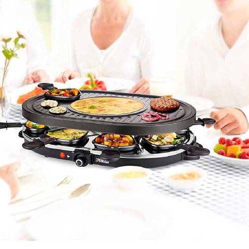 RACLETTE PRINCESS 162700 OVAL 8PERS 8SARTENES