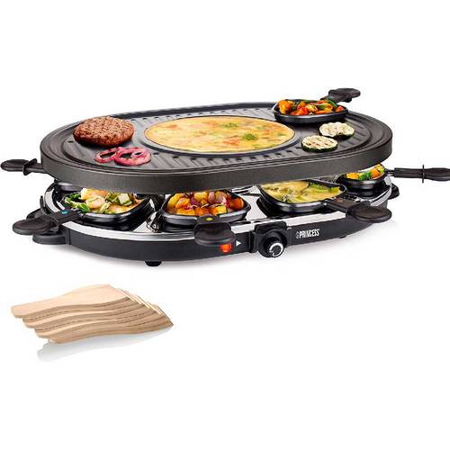 RACLETTE PRINCESS 162700 OVAL 8PERS 8SARTENES