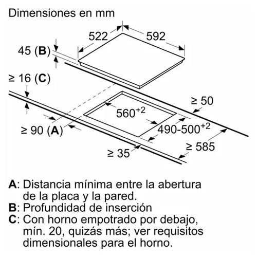 VITROCERAMICA BALAY 3EB761EN 4ZNAS 60CM