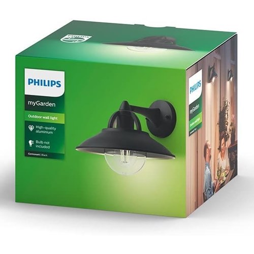 APLIQUE PHILIPS CORMORANT 1X42W NEGRO 1738130PN