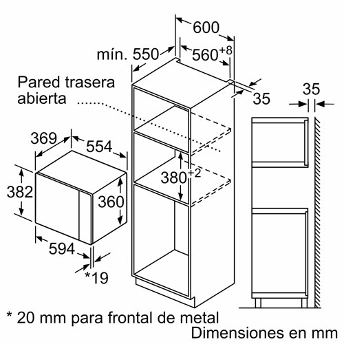 MICROONDAS BALAY 3CG5175N2 INTEG CRISTAL NEGRO