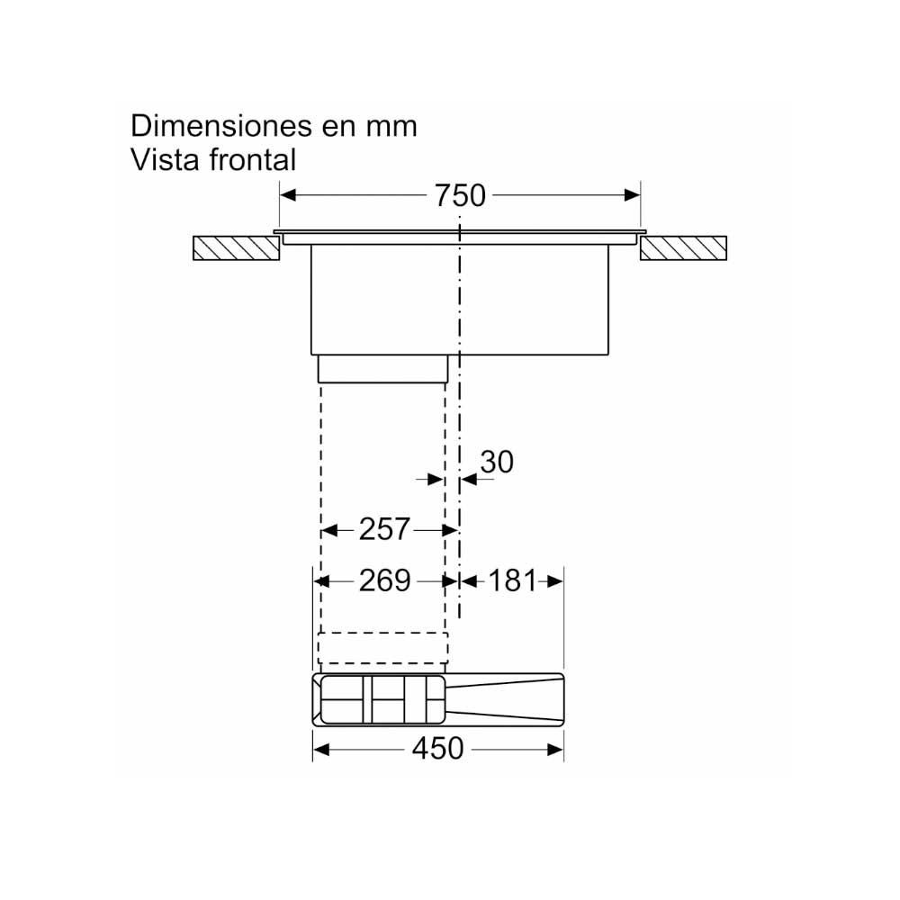 INDUCCION SIEMENS EX875LX57E CON EXTRACTOR 80CM