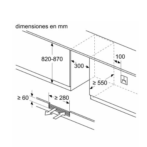 VINOTECA SIEMENS KU20WVHF0 CRISTAL 82X30CM