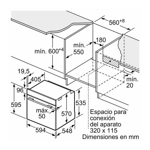 HORNO BALAY 3HB5000B2 CRISTAL BLANCO 60X60