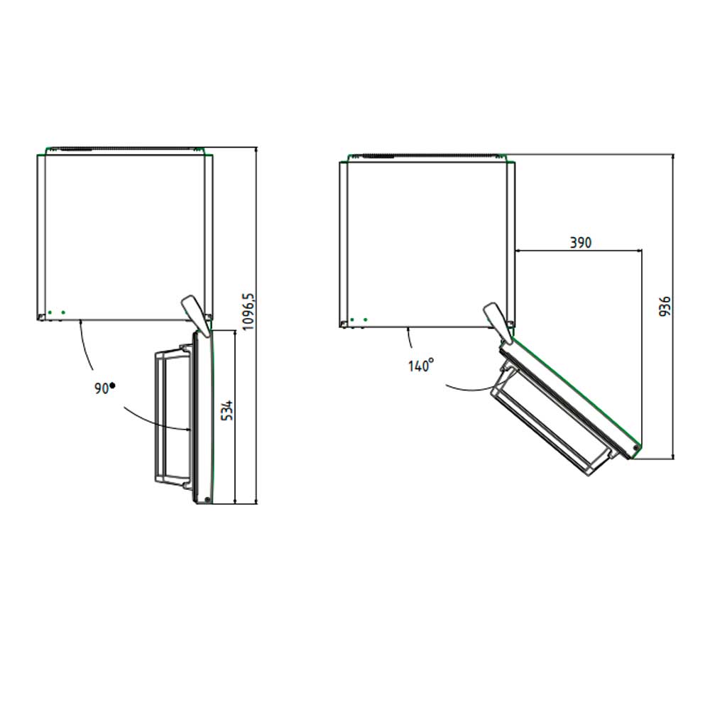 FRIGORIFICO SVAN SVF137 COMBI CICLICO BL 136CM