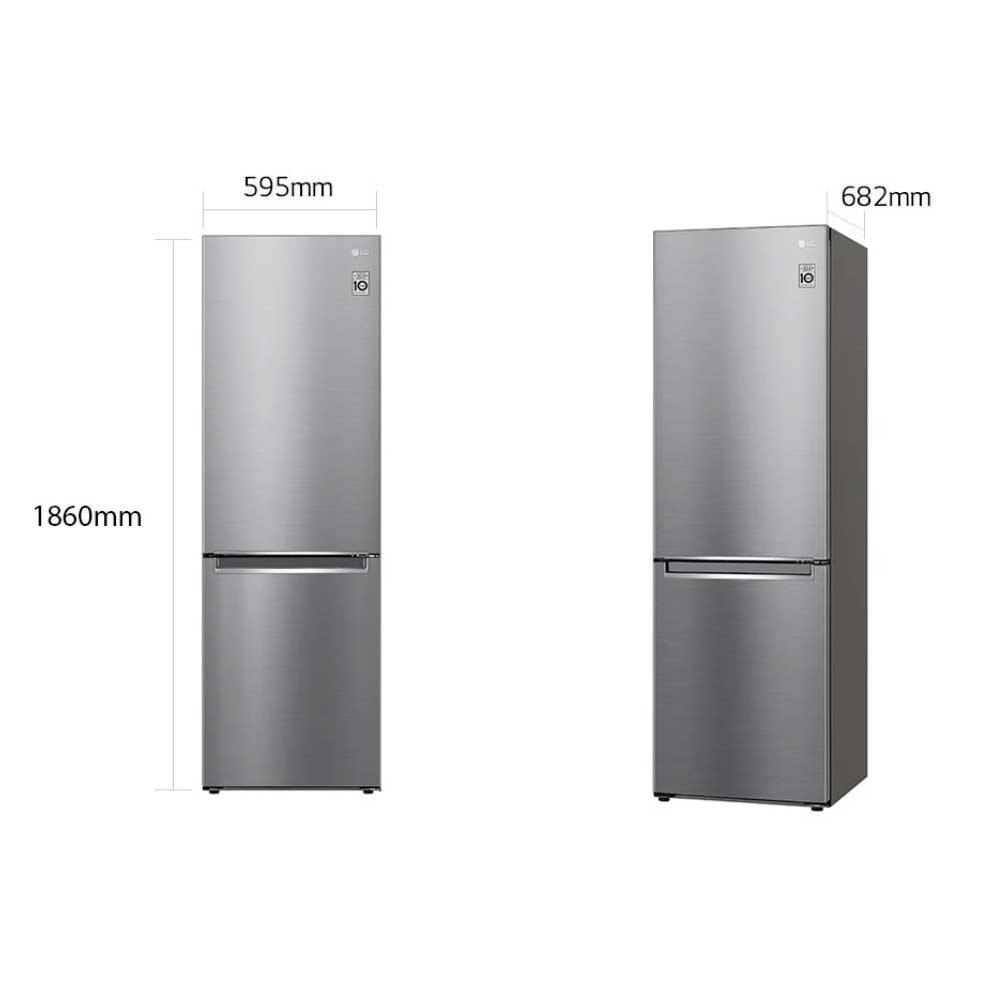 FRIGORIFICO LG GBB71PZVCN1 COMBI INOX 1,86X60 C