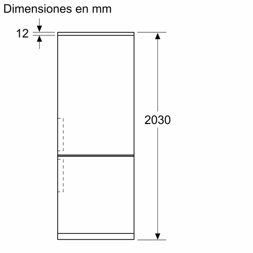 FRIGORIFICO BOSCH KGN39VXCT COMBI INDEP 203X60CM