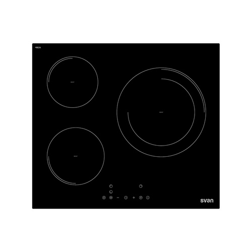 INDUCCION SVAN SVI6391B 3ZNAS CRISTAL NEG