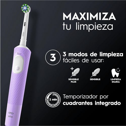 CEPILLO DENTAL BRAUN VITALITY PRO LILA