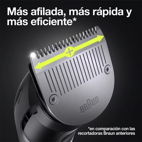 RECORTADORA BRAUN MGK7321 10EN1 GRIS METALIZADO