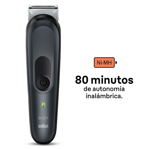 BODYGROOMER BRAUN BG3340 NEGRO GRIS 3 ACCES