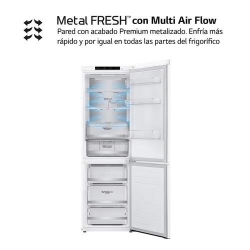 FRIGORIFICO LG GBB71SWVCN1 COMBI BLAN 1,86X60 C