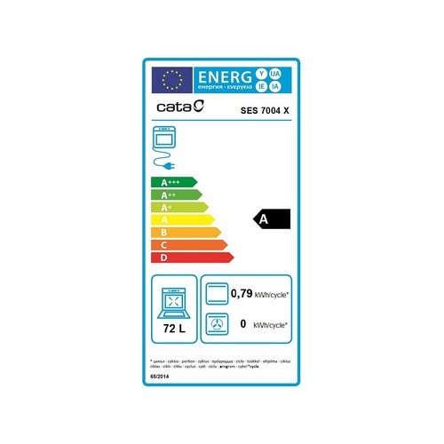 HORNO CATA SES7004X ESTATICO 72LT A 07044603
