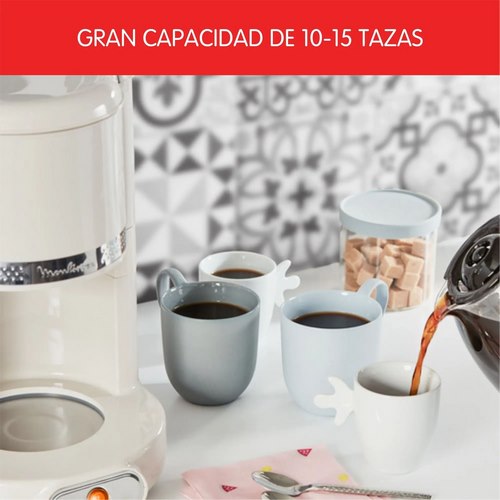 CAFETERA MOULINEX FG381A10 FILTRO SOLEEIL BL 1,25L