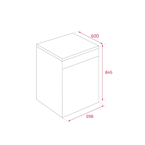 LAVAVAJILLAS TEKA DFS46710SS INDEP 60CM 114270016