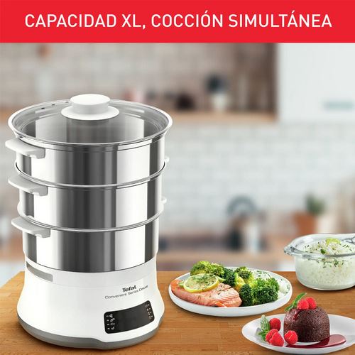 VAPORERA TEFAL VC502D10 3NIVELES STEAMER DELUXE