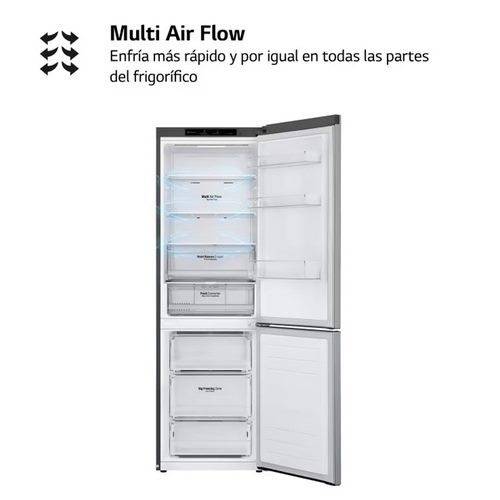 FRIGORIFICO LG GBB61PZGCN1 COMBI INOX 1,86X60 C