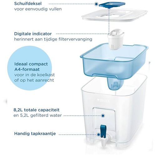 DEPOSITO BRITA FLOW AZUL 1F MXPRO 1051126