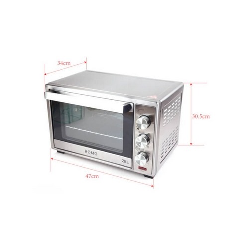 HORNO ROMO RO-MH28L ELECTRICO 28L 1800W CONVEC