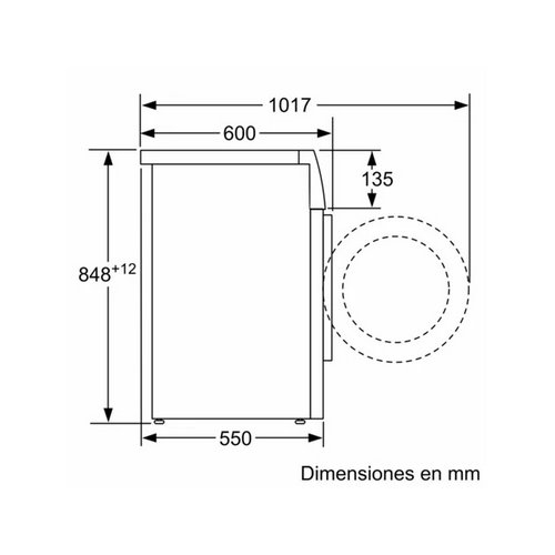 LAVADORA BOSCH WAN24264ES C.FR 8KG 1200RPM C