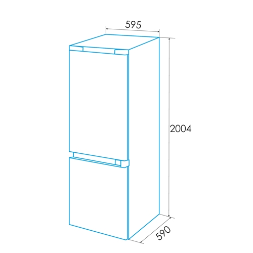 FRIGORIFICO EDESA EFC2035NFEX COMBI NF E 924271321