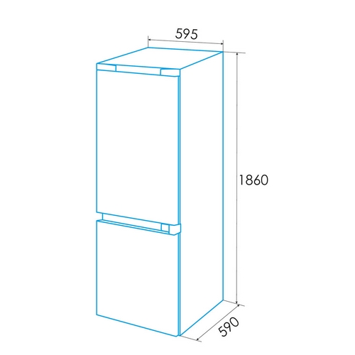 FRIGORIFICO EDESA EFC1833NFEX COMBI NF D 924271320