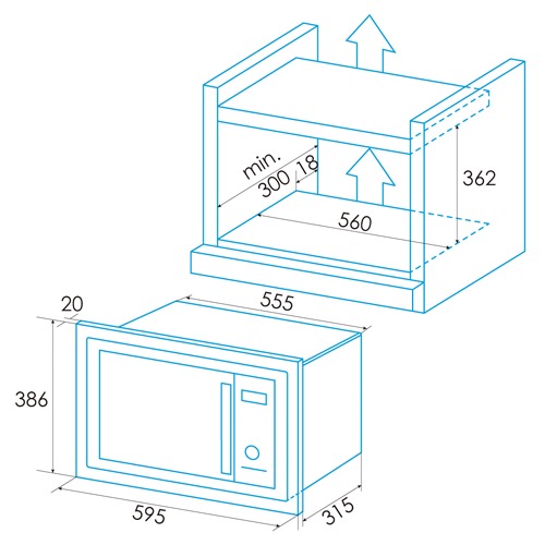 MICROONDAS EDESA EMW2020IGBK INT NEG 20L 929270363