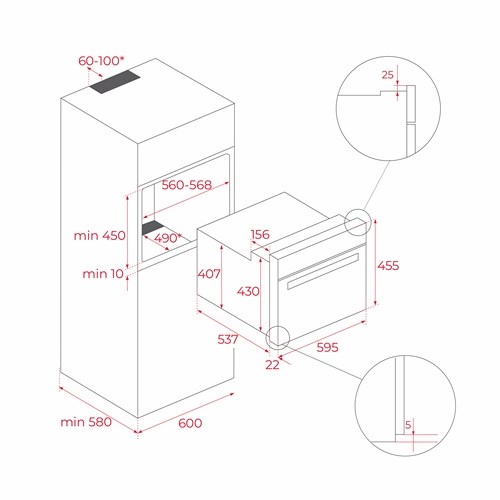 HORNO TEKA HLC84 G1 MICROONDAS NEG MATE 111160015